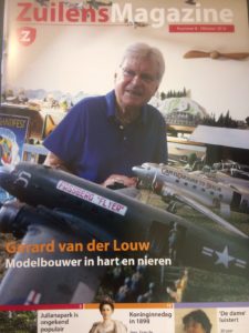 Met op de voorpagina modelbouwer Gerard van der Louw